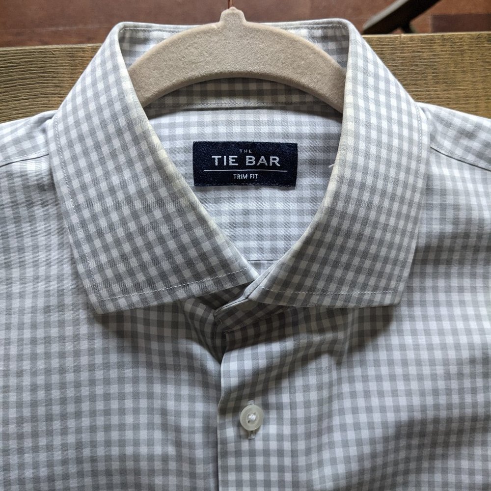Tie Bar Dress Shirt - 15 1/2 neck 36/37 sleeves